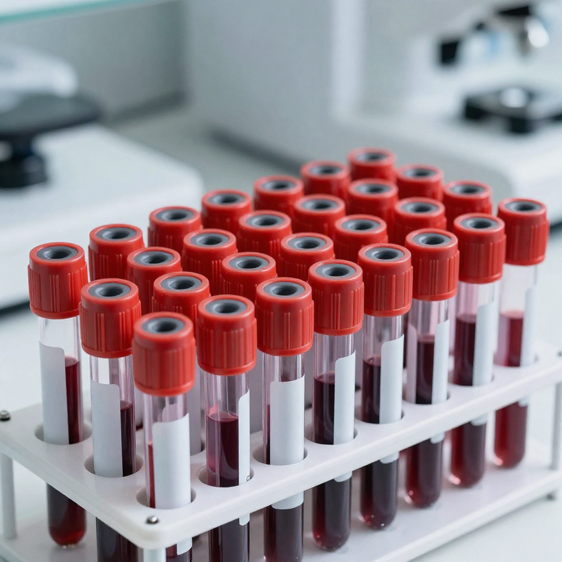 Plain and Clot Activator Red Cap Tubes